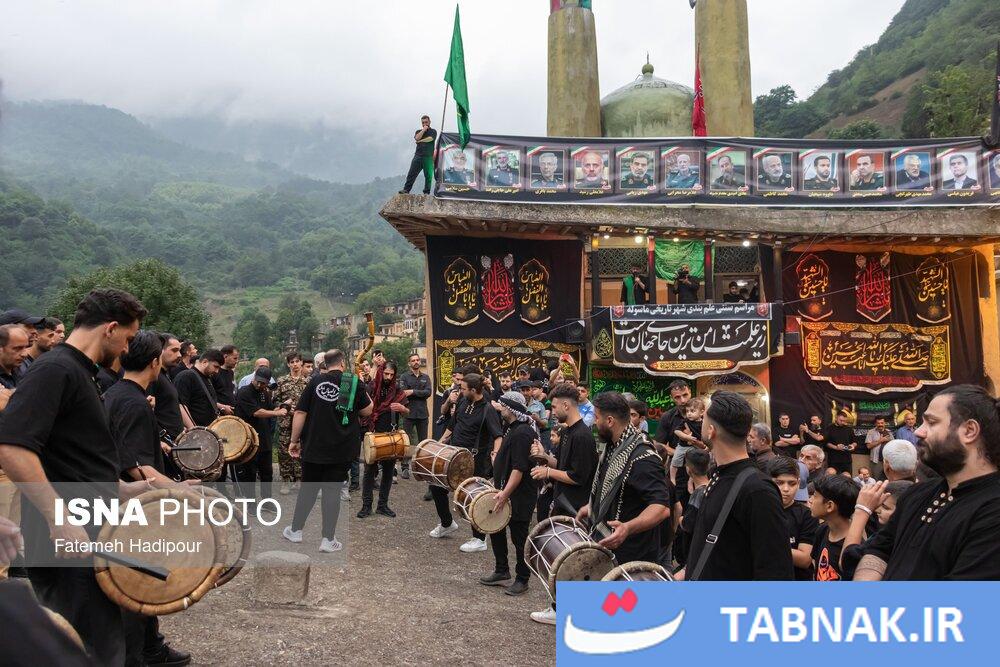 آیین ۸۰۰ ساله علمبندان در ماسوله