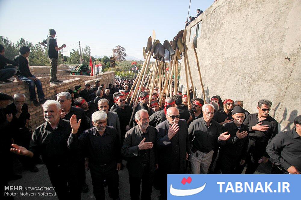 مراسم بیل زنی در خوسف‎ خراسان جنوبی