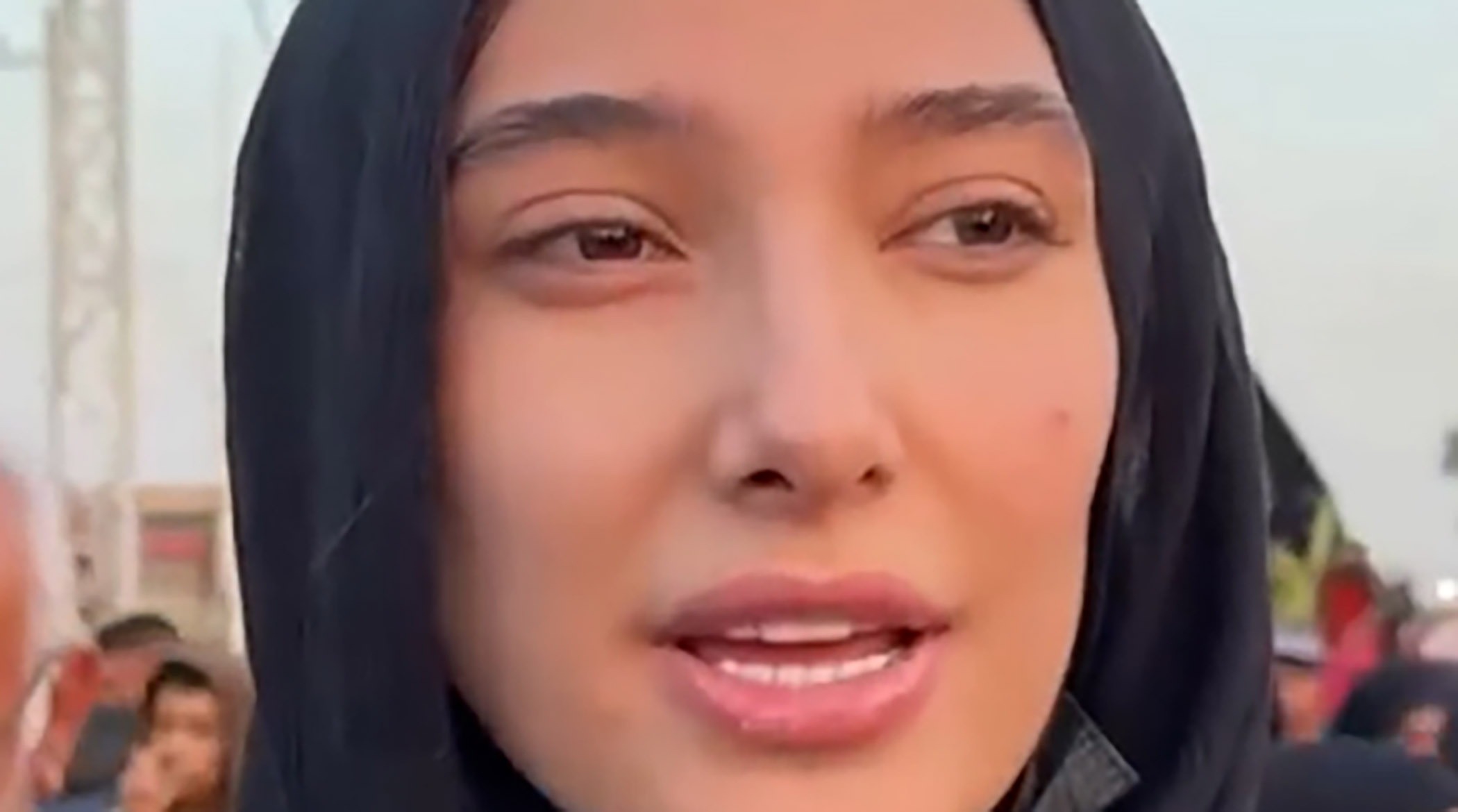 مبینا نعمت‌زاده در مسیر اربعین: حرکتم دلی است