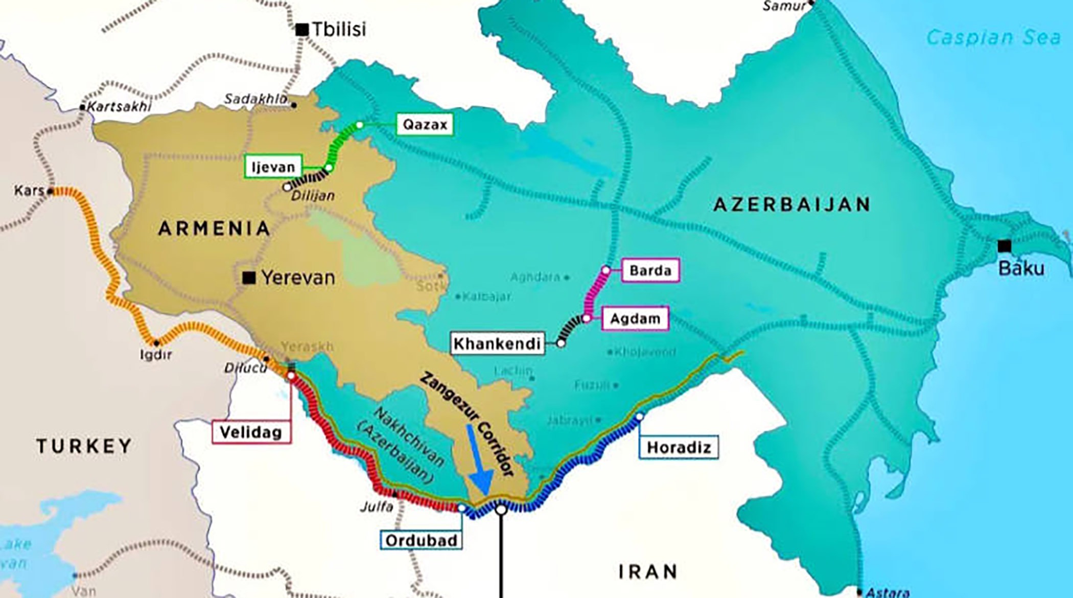 واژه کریدور زنگزور را به رسمیت نمی‌شناسیم، این طرح هم به جایی نمی‌رسد