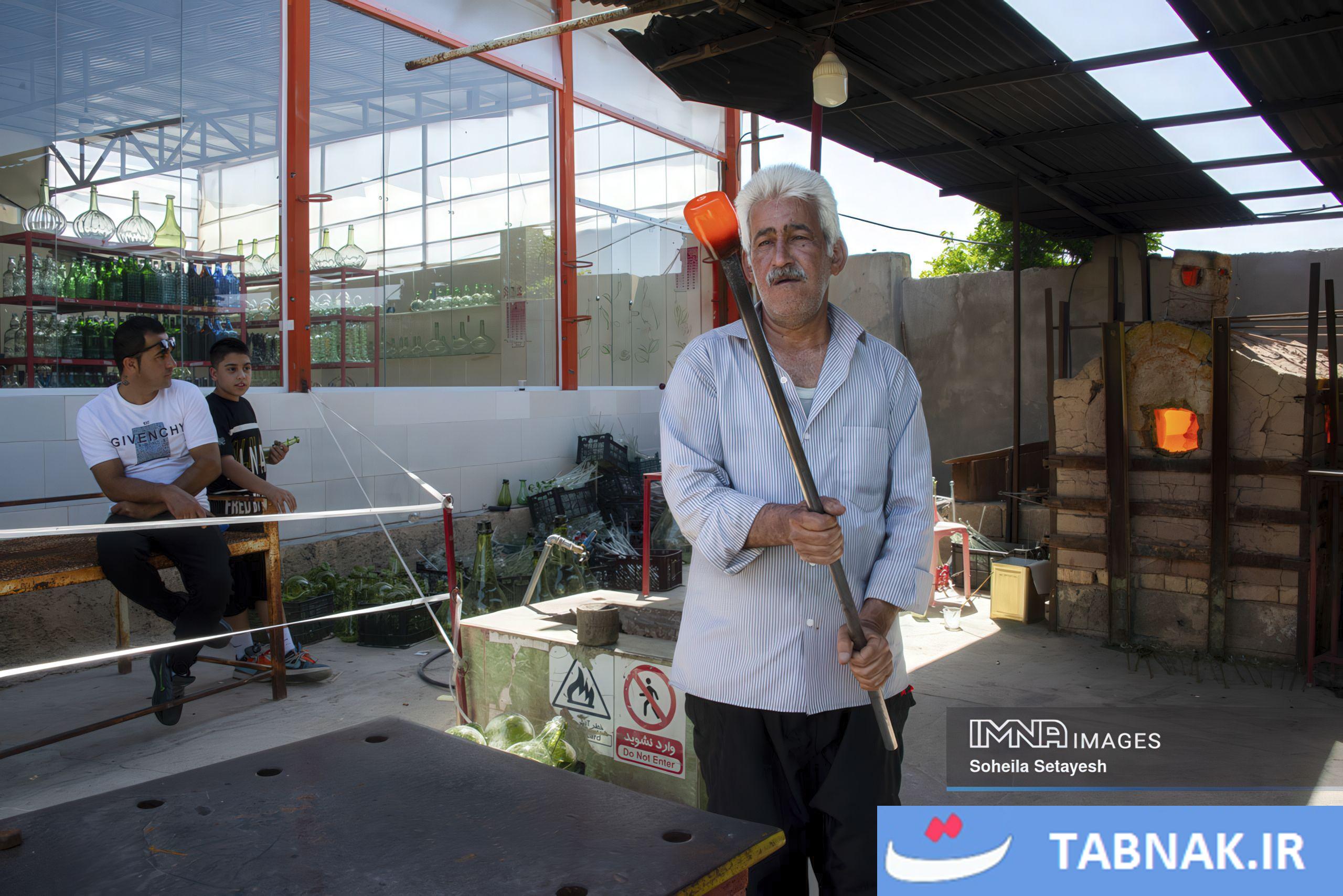 شیشه گری سنتی میمند