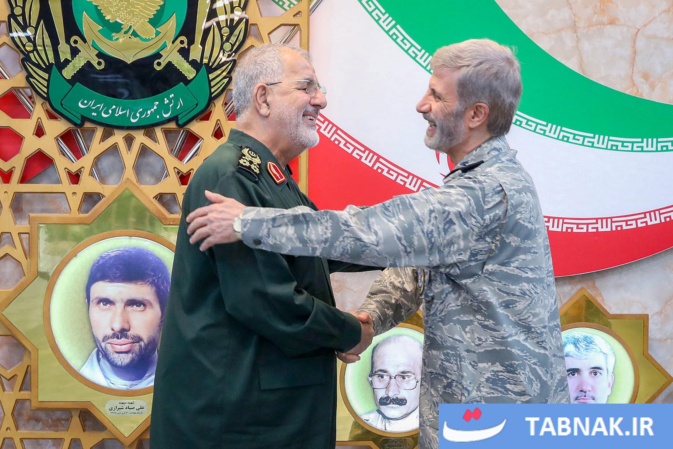 عکس: دیدار فرمانده کل سپاه با فرمانده کل ارتش