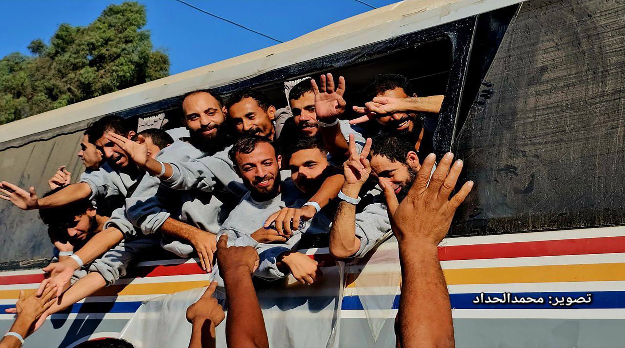 تصاویر آزادسازی 2000 اسیر فلسطینی
