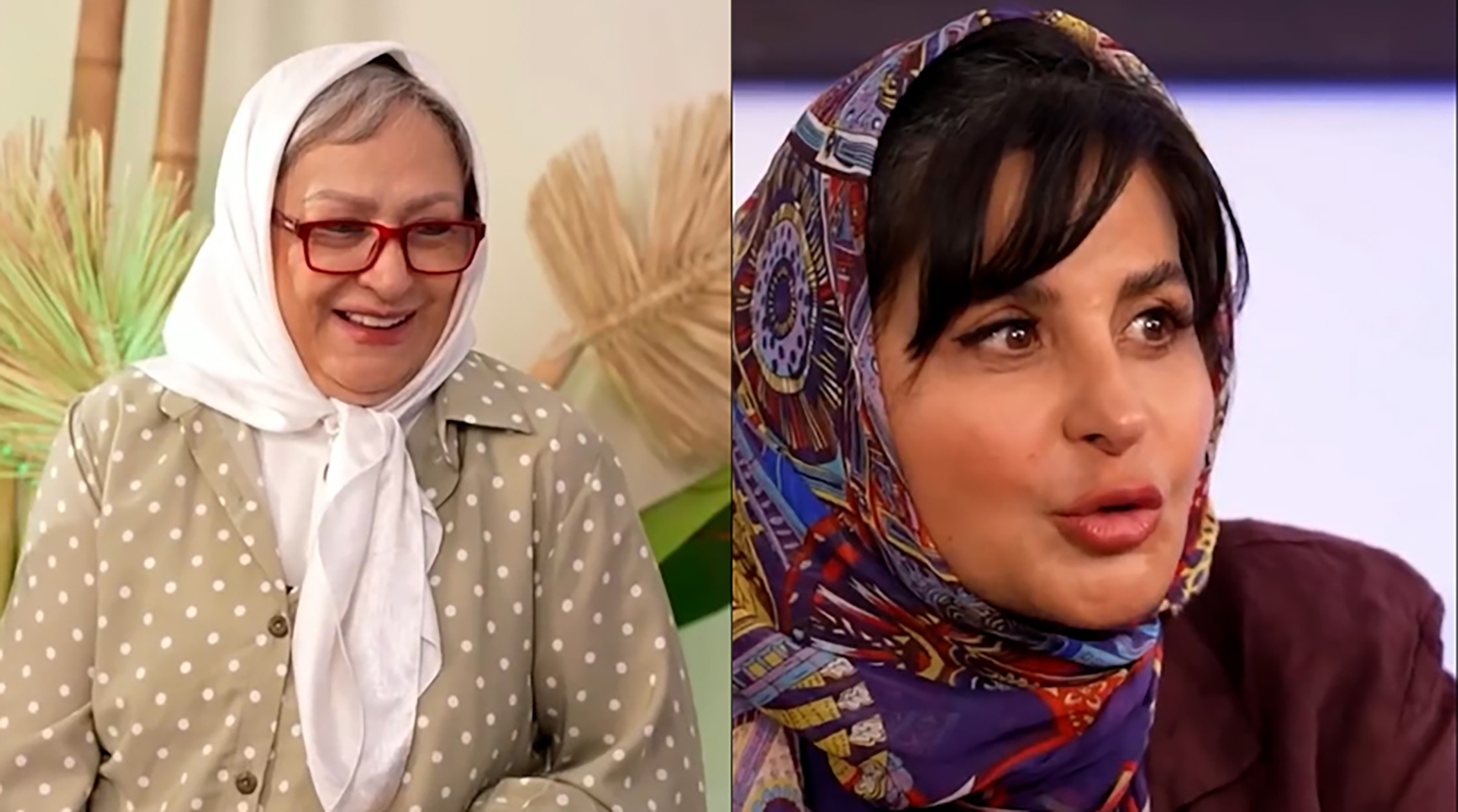 بحث مریم امیرجلالی با سیما تیرانداز درباره رژیم غذایی