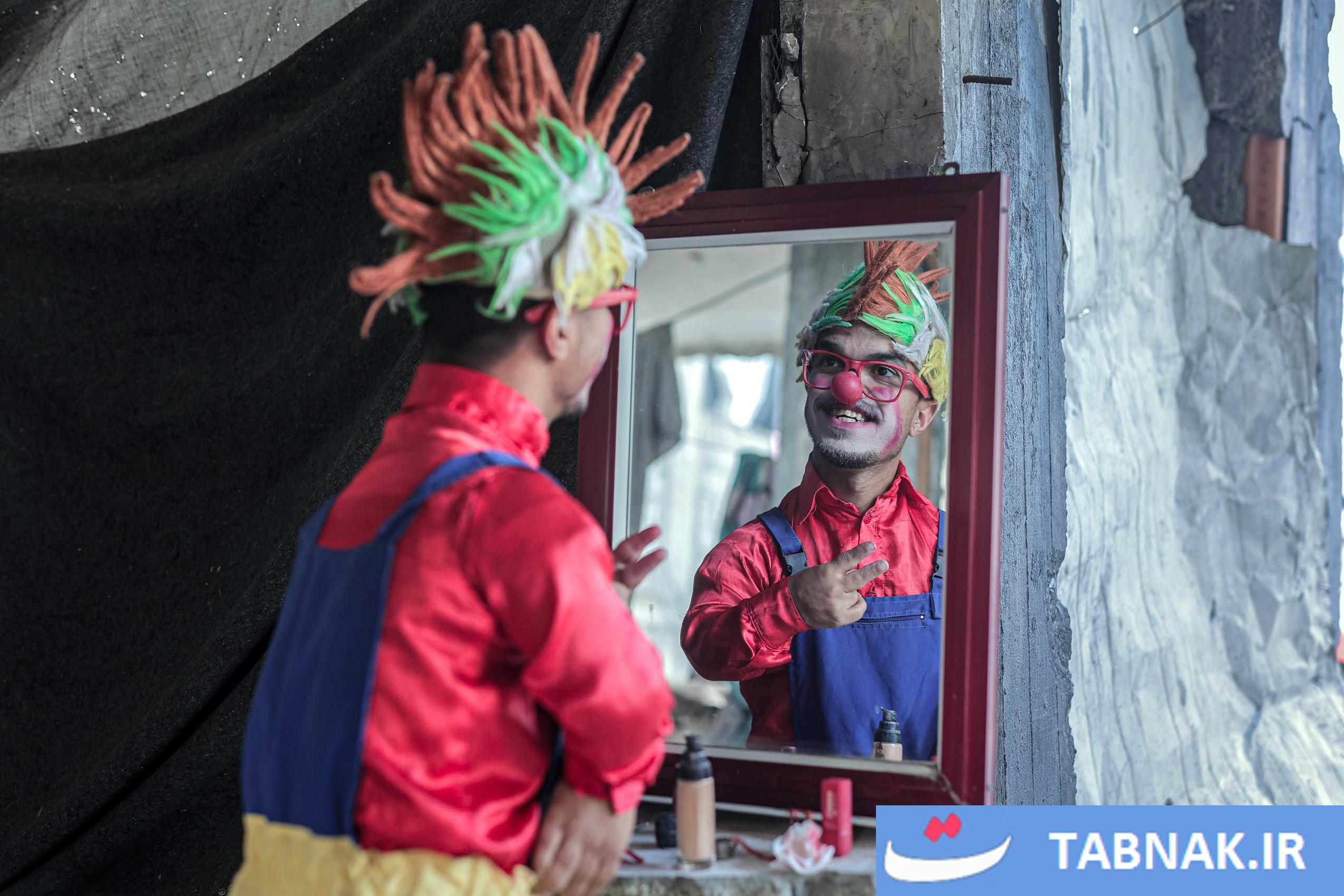عکس:بریک کلائون؛سلبریتی کودکان غزه