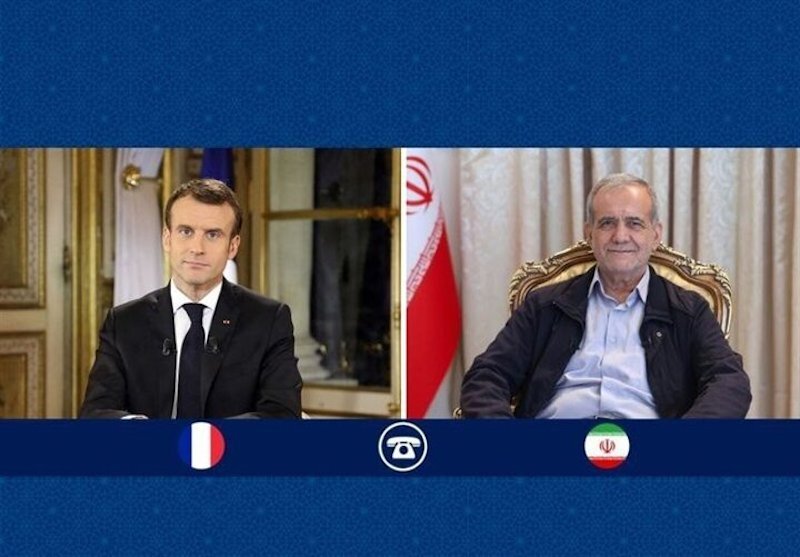 گفتوگوی تلفنی مکرون با پزشکیان