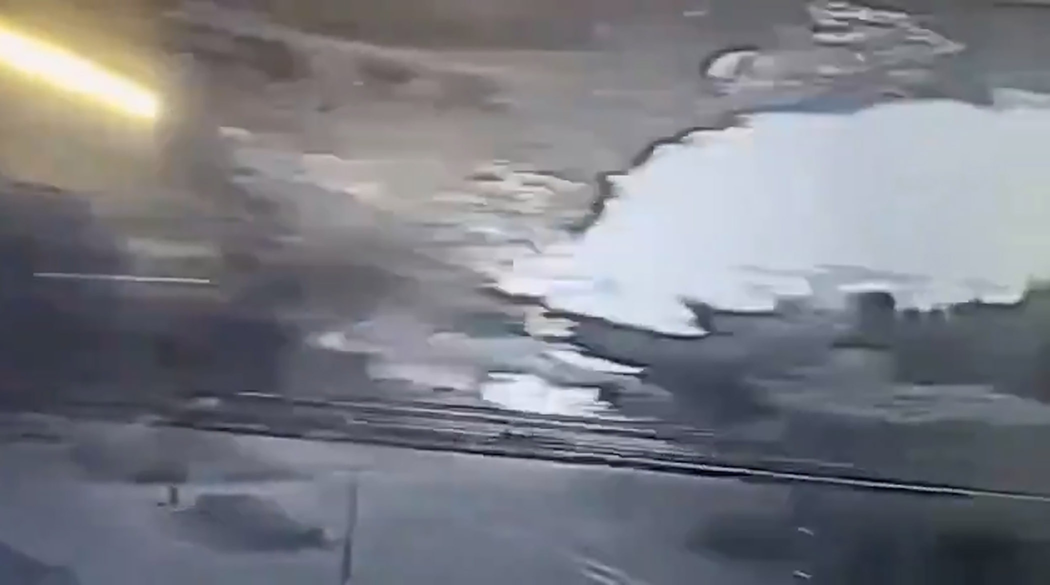 لحظهٔ اصابت دقیق و مرگبار موشک ایرانی نزدیک دیمونا
