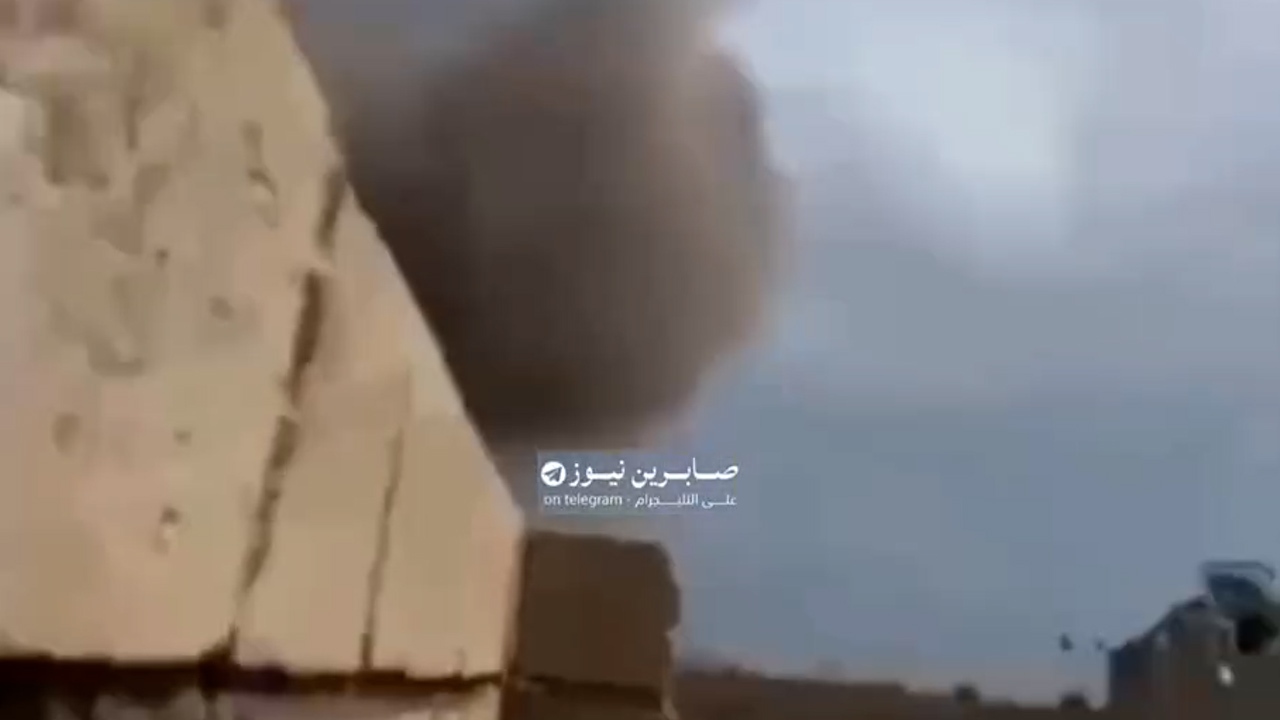 لحظات حمله پهپادی به تجزیه طلبان در کردستان عراق