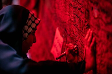 عکس: اتحاد مقدس، اجتماع مردمی در حمایت از رزمندگان اسلام