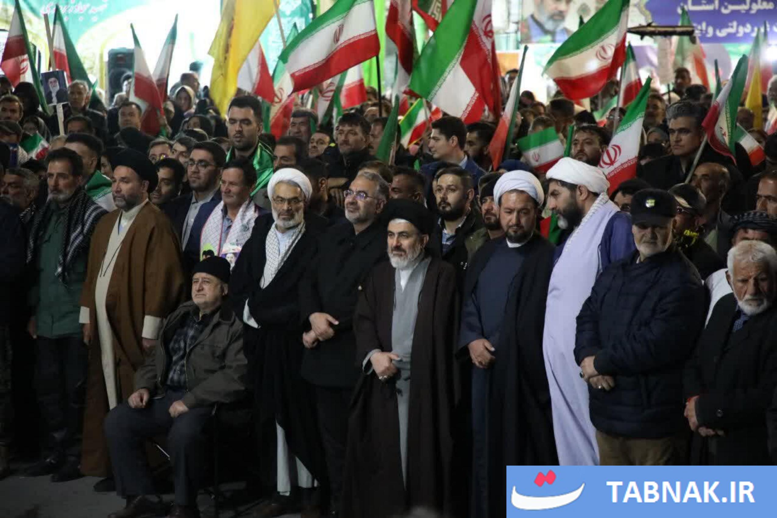 عکس: اتحاد مقدس، اجتماع مردمی در حمایت از رزمندگان اسلام
