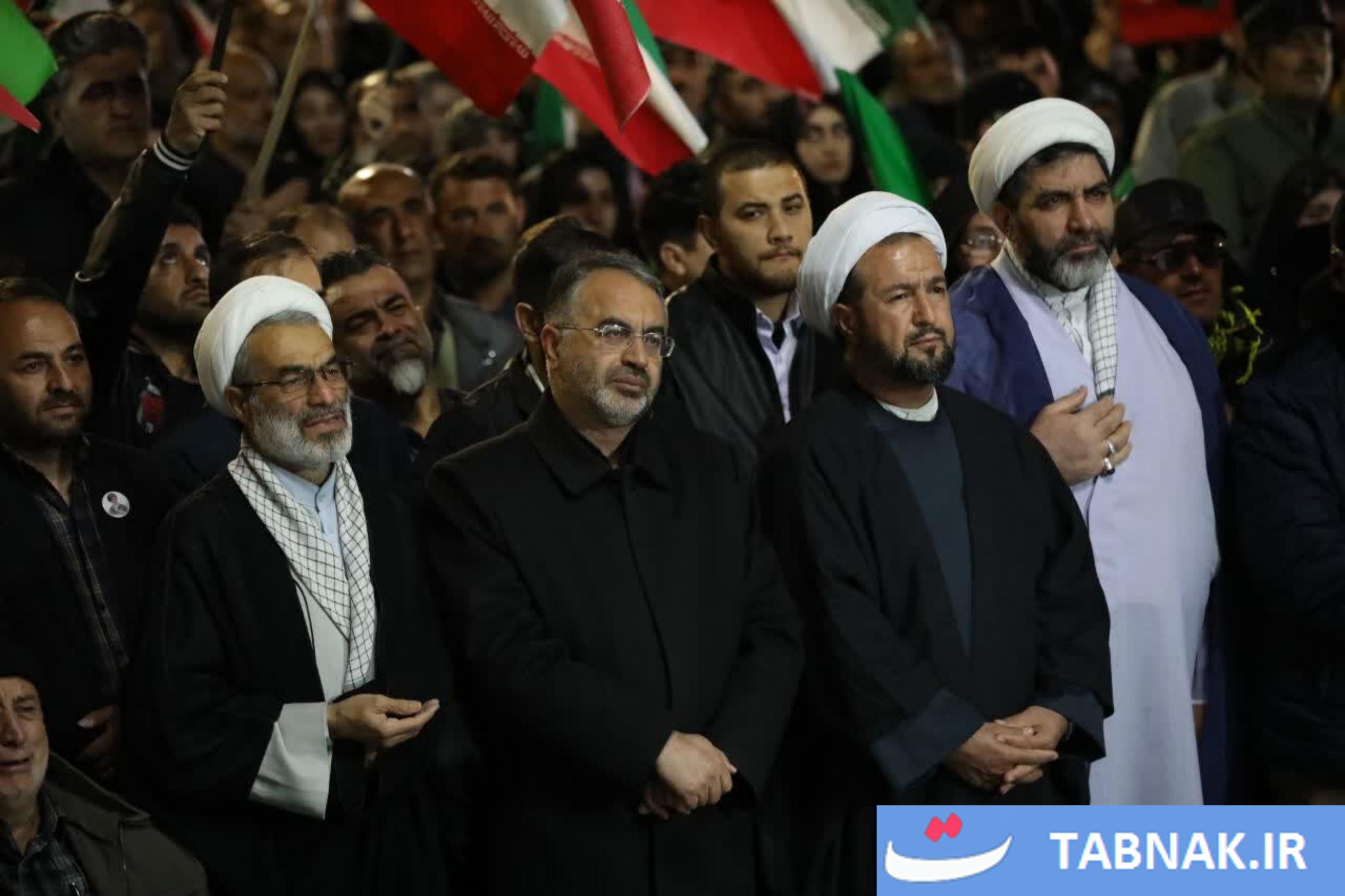 عکس: اتحاد مقدس، اجتماع مردمی در حمایت از رزمندگان اسلام