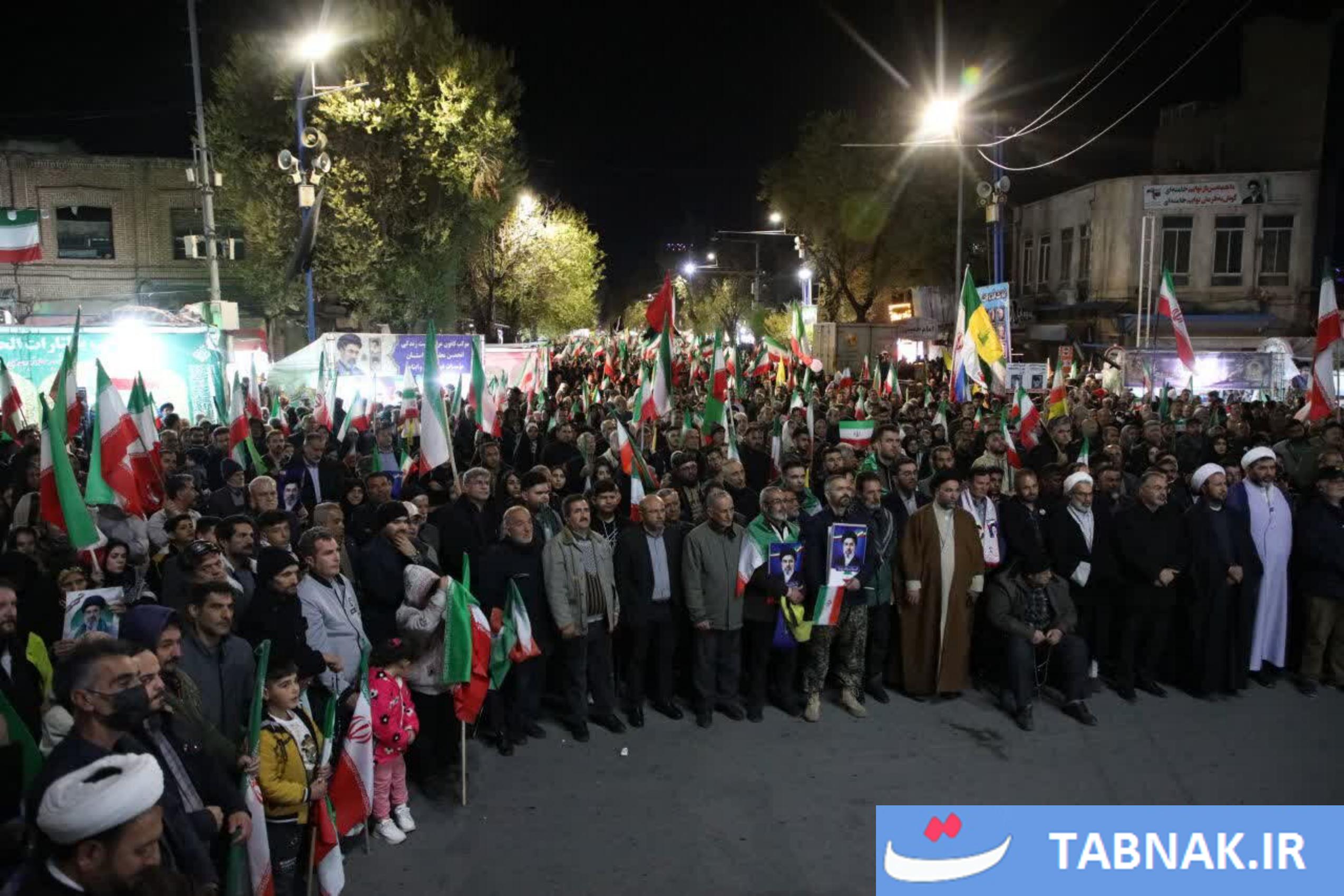 عکس: اتحاد مقدس، اجتماع مردمی در حمایت از رزمندگان اسلام