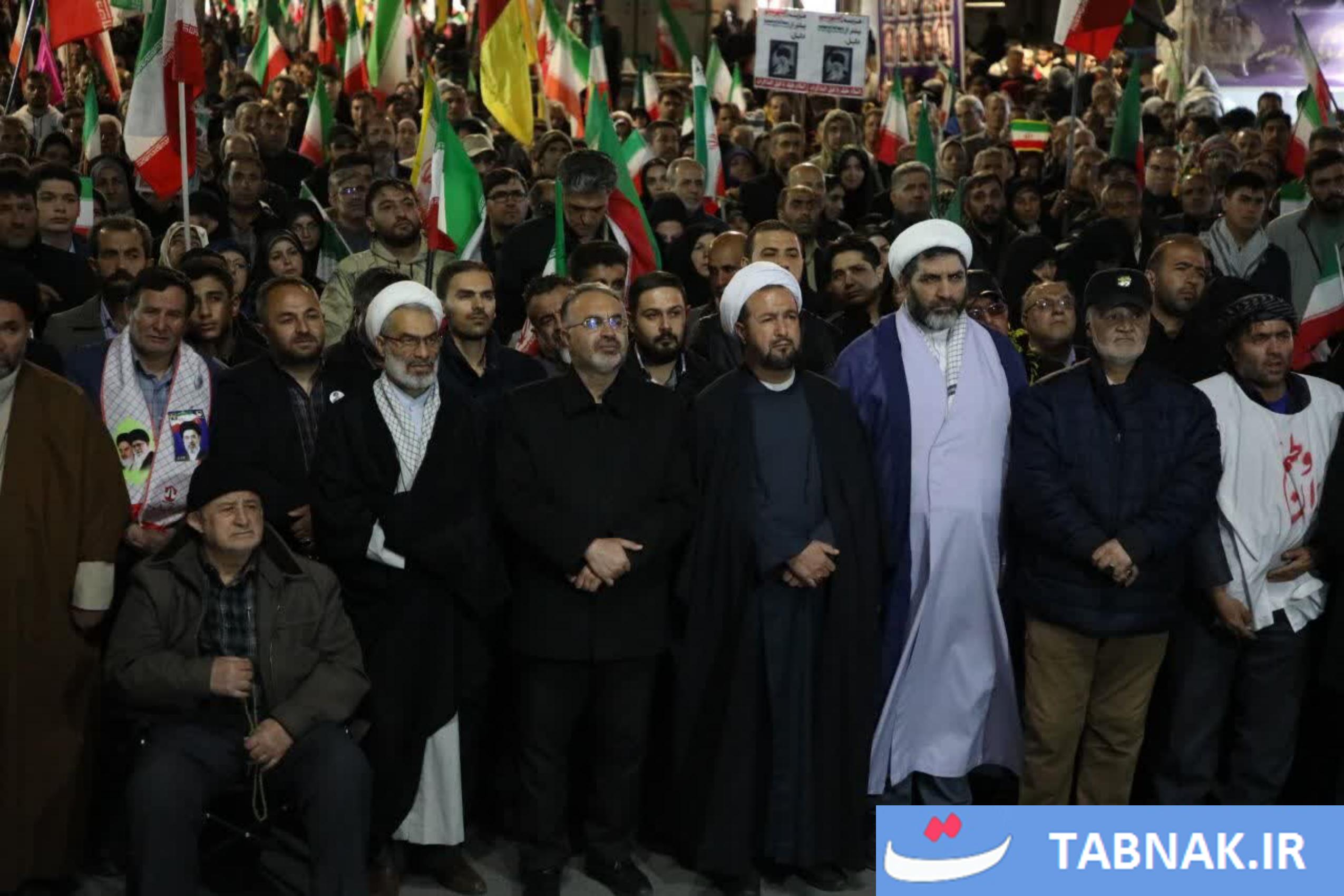 عکس: اتحاد مقدس، اجتماع مردمی در حمایت از رزمندگان اسلام
