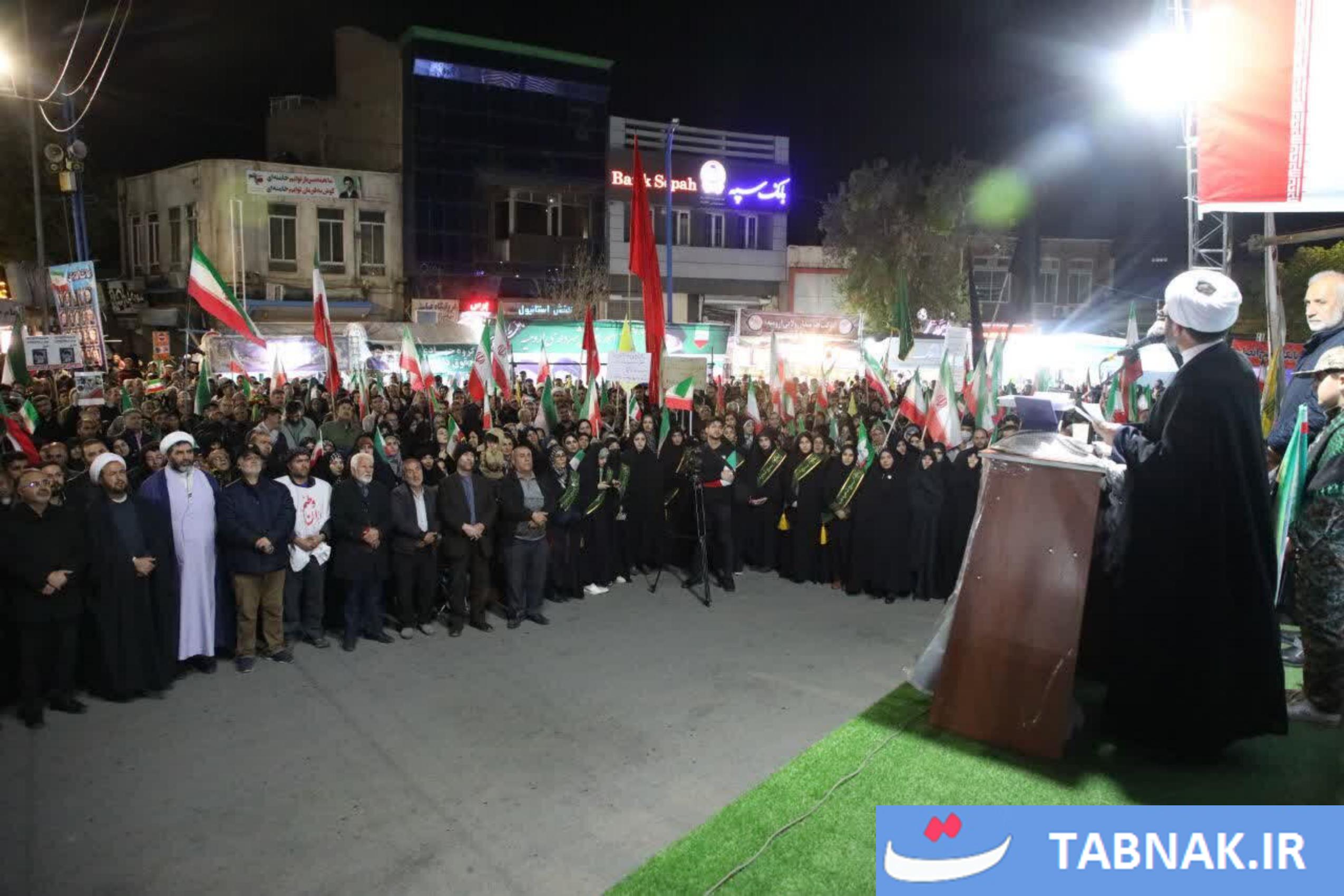 عکس: اتحاد مقدس، اجتماع مردمی در حمایت از رزمندگان اسلام
