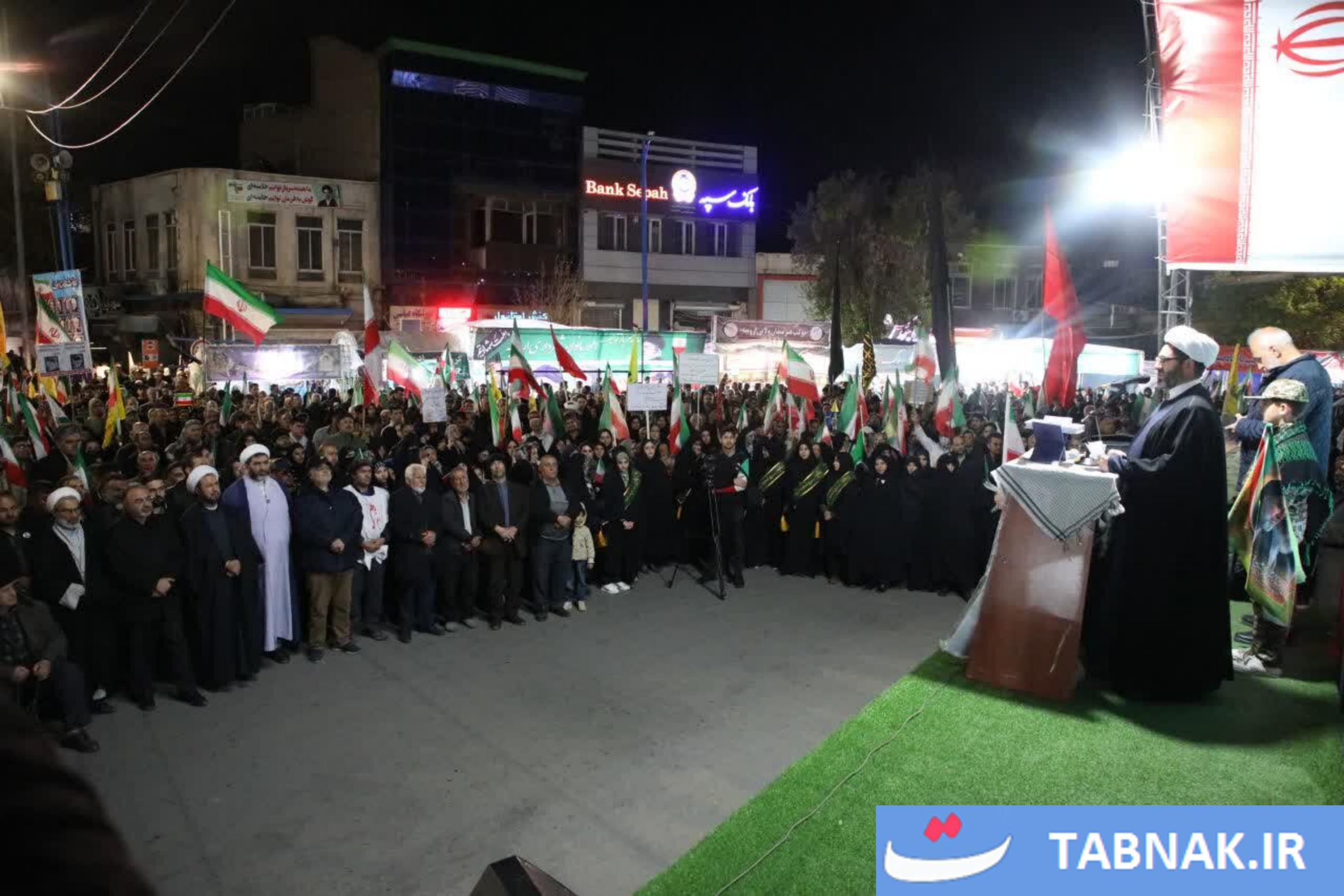 عکس: اتحاد مقدس، اجتماع مردمی در حمایت از رزمندگان اسلام