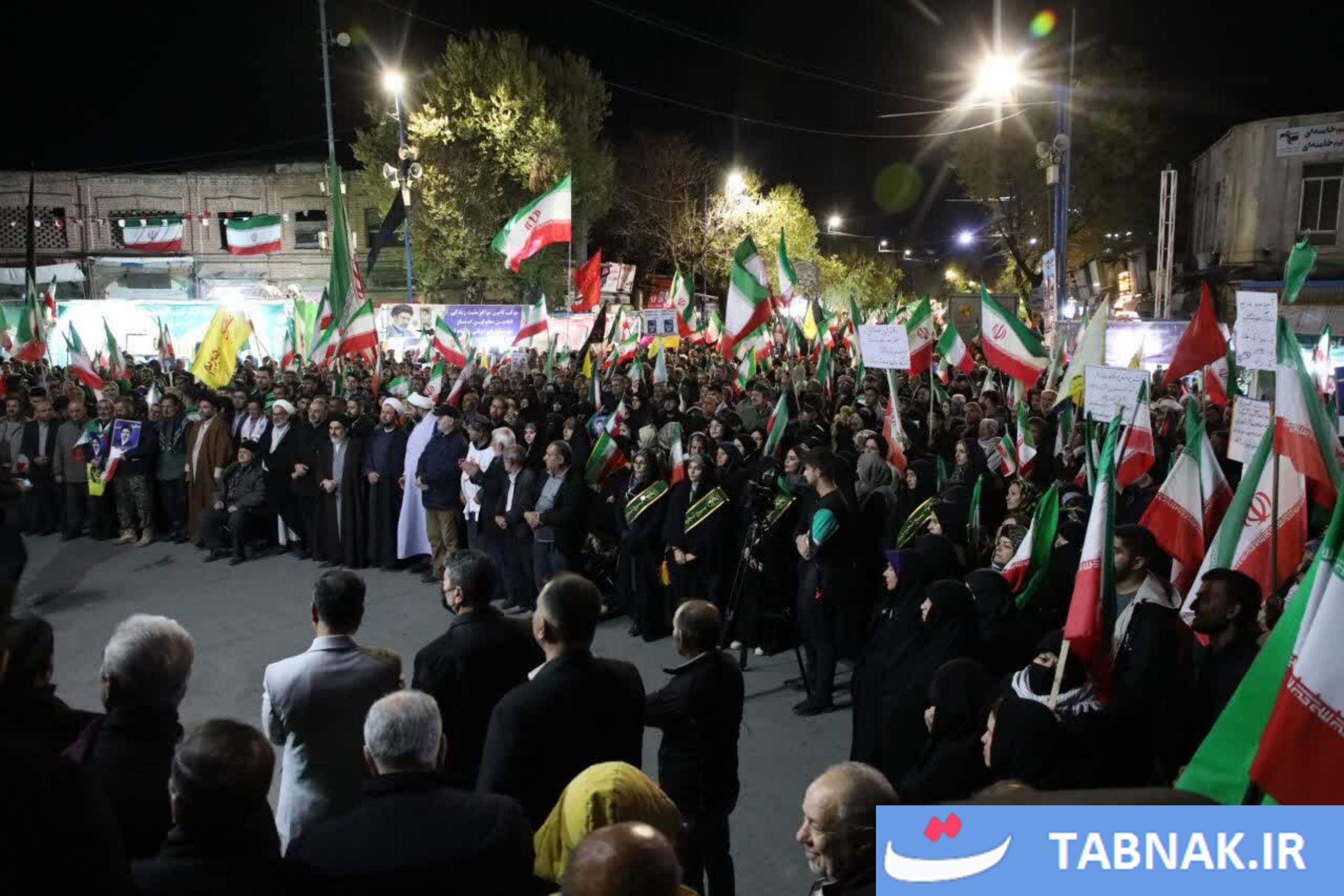 عکس: اتحاد مقدس، اجتماع مردمی در حمایت از رزمندگان اسلام