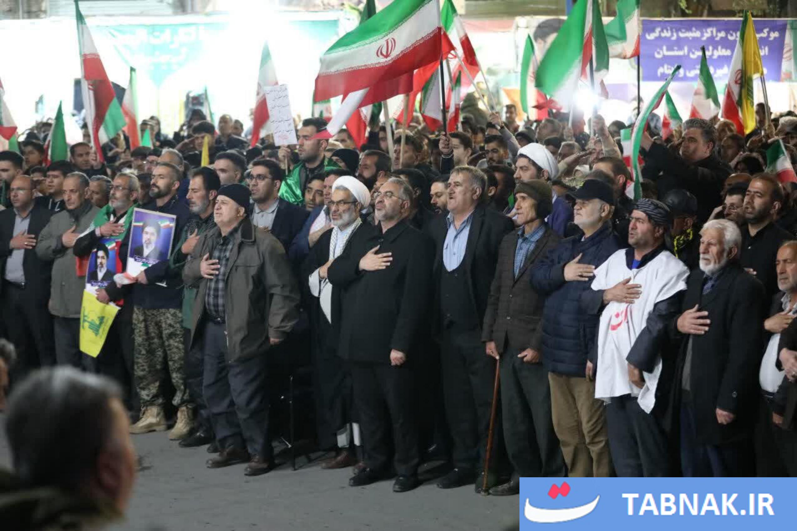 عکس: اتحاد مقدس، اجتماع مردمی در حمایت از رزمندگان اسلام