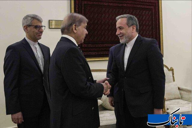 دیدار عراقچی با شهباز شریف