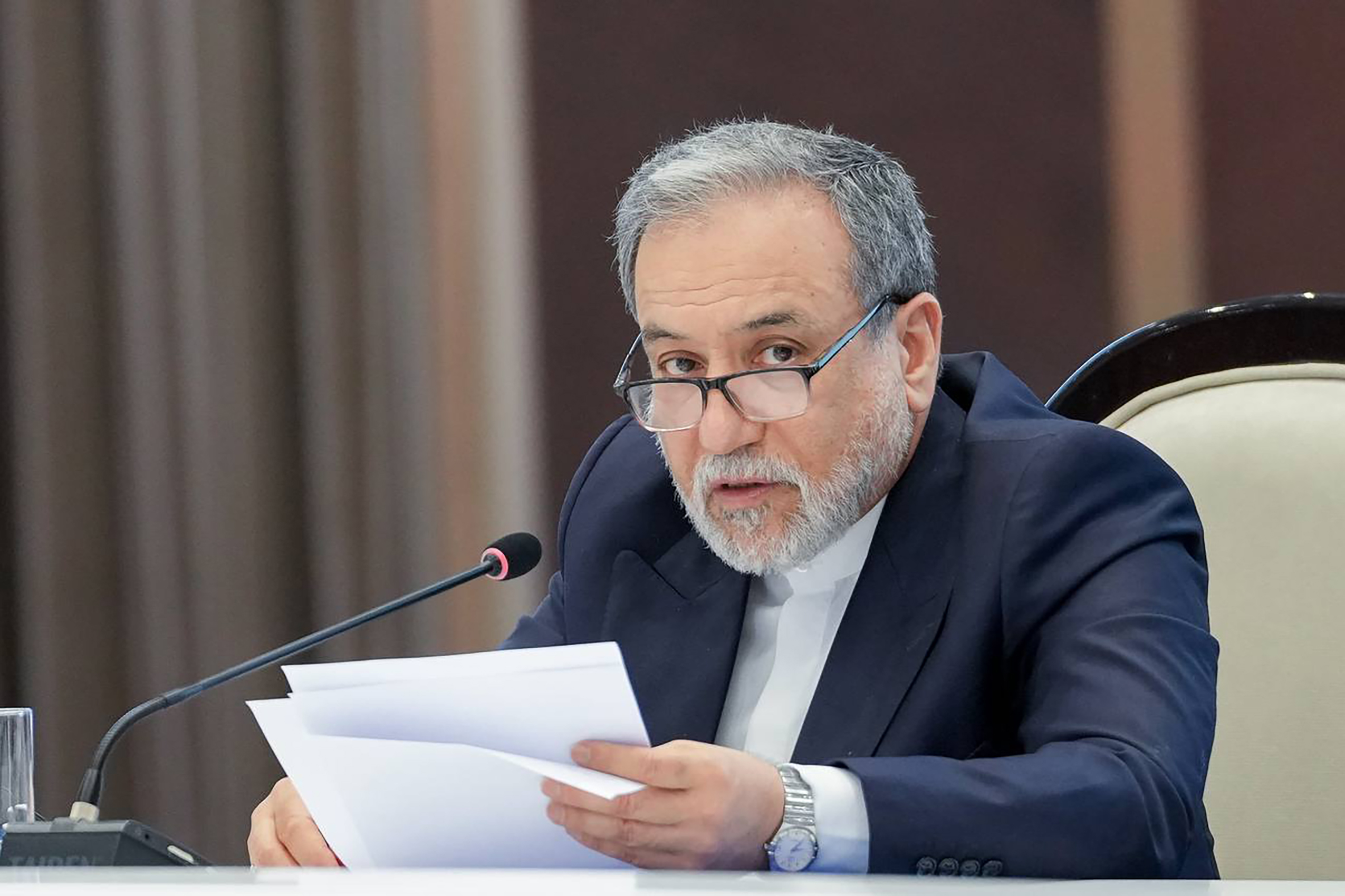 عکس: حضور و سخنرانی وزیر امور خارجه در نشست شورای وزیران سازمان همکاری شانگهای در قرقیزستان
