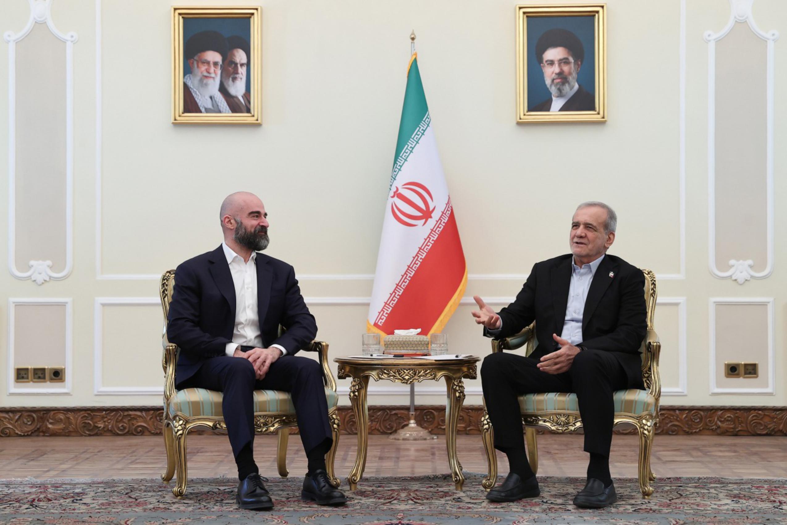 عکس: دیدار رئیس اتحادیه میهنی کردستان عراق با رئیس جمهور