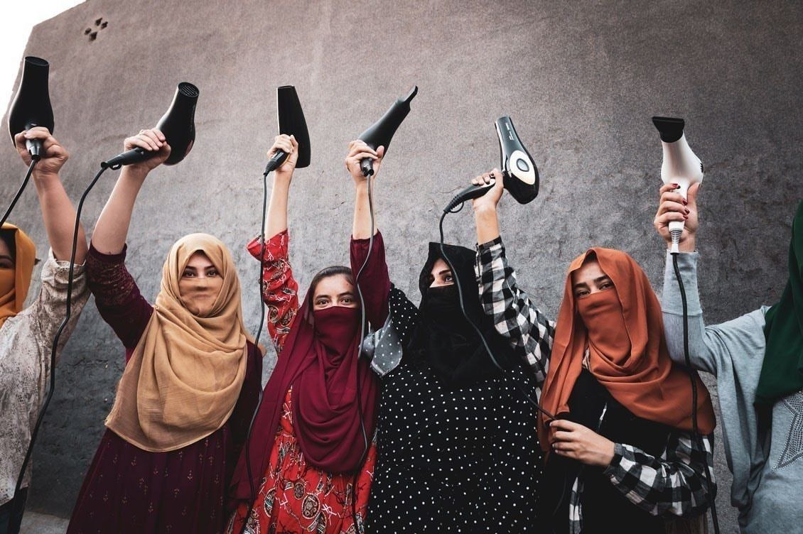 این عکس از زنان افغان برنده جایزه صلح شد
