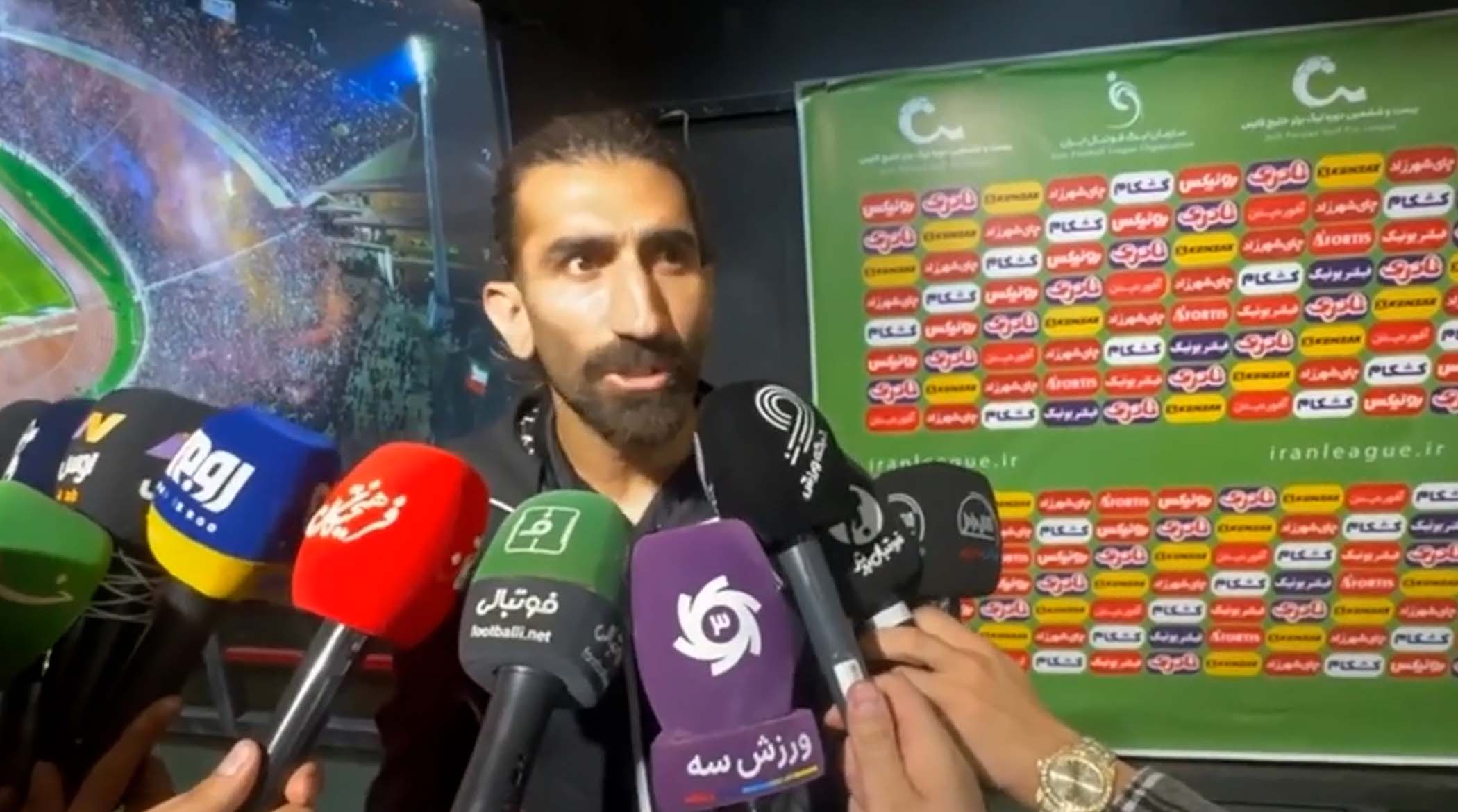ویدیوی جنجالی علیرضا بیرانوند پس از اخراج از تراکتور