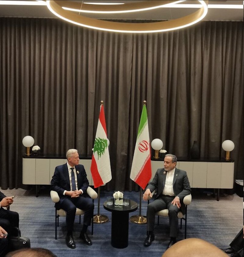 دیدار و گفتوگوی عراقچی با وزیر خارجه لبنان