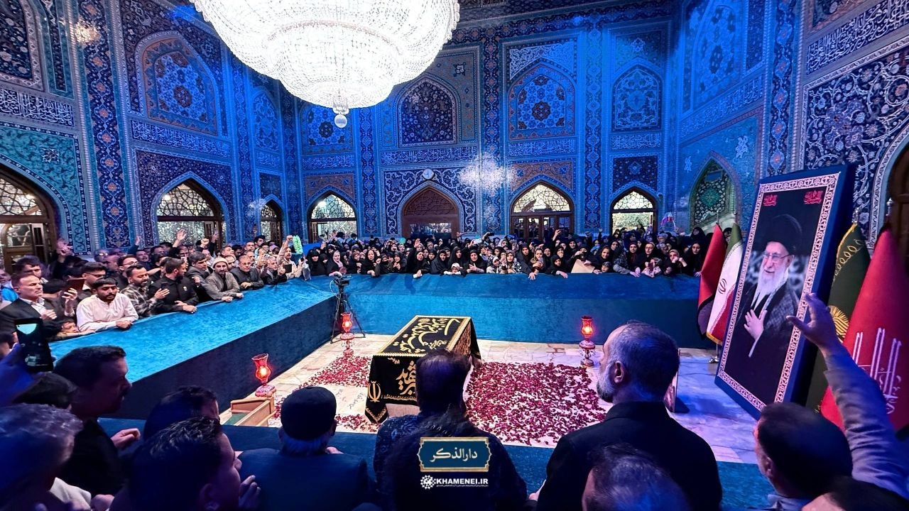 عکس | اولین عزای فاطمیه در غیاب آقای شهید