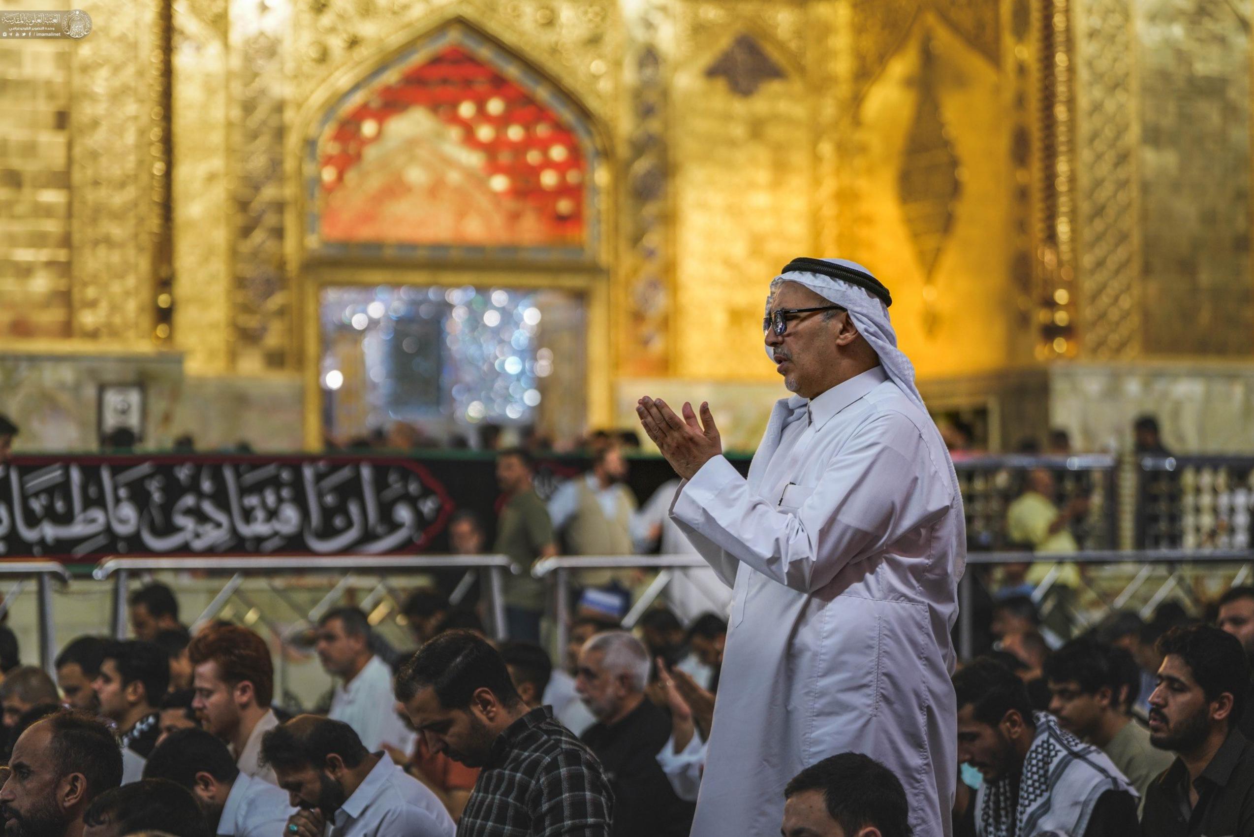 عکس: حال و هوای حرم امیرالمومنین در ایام فاطمیه